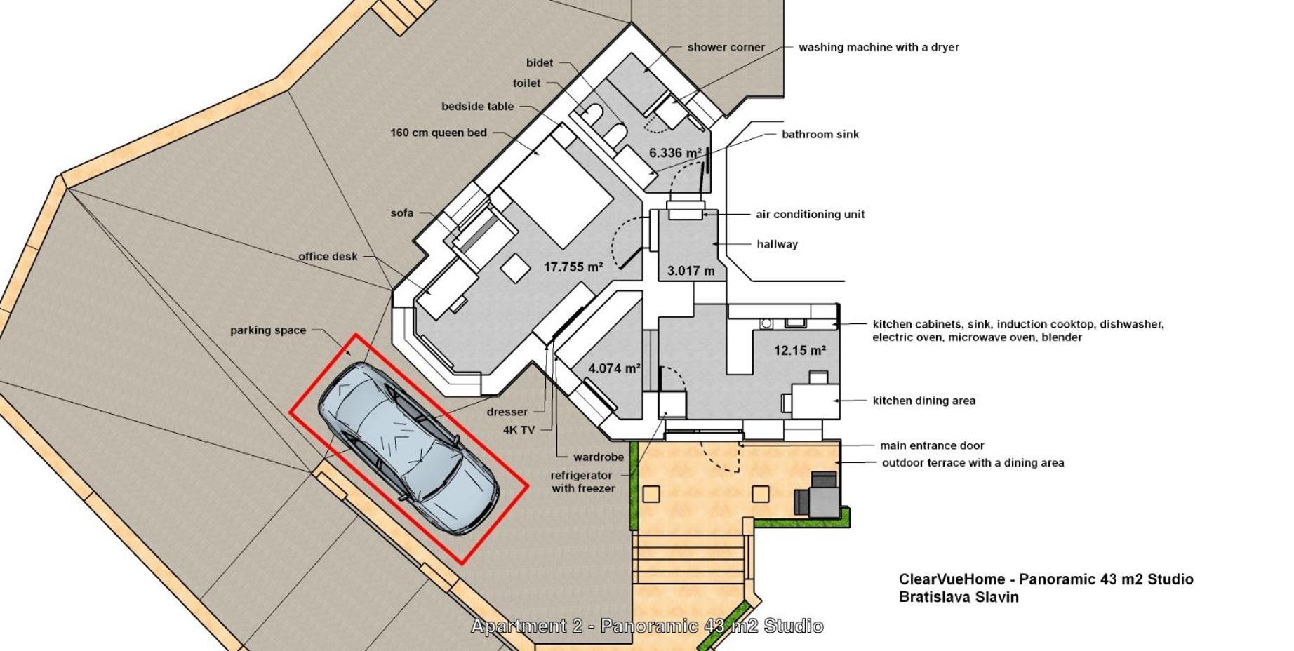 Apartmán Clearvuehome Slavin